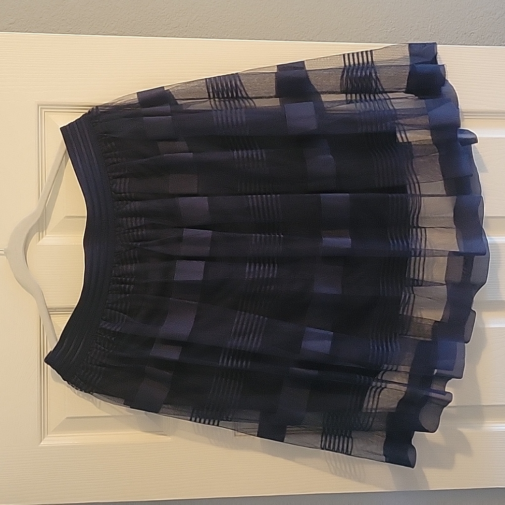 Blue skirt